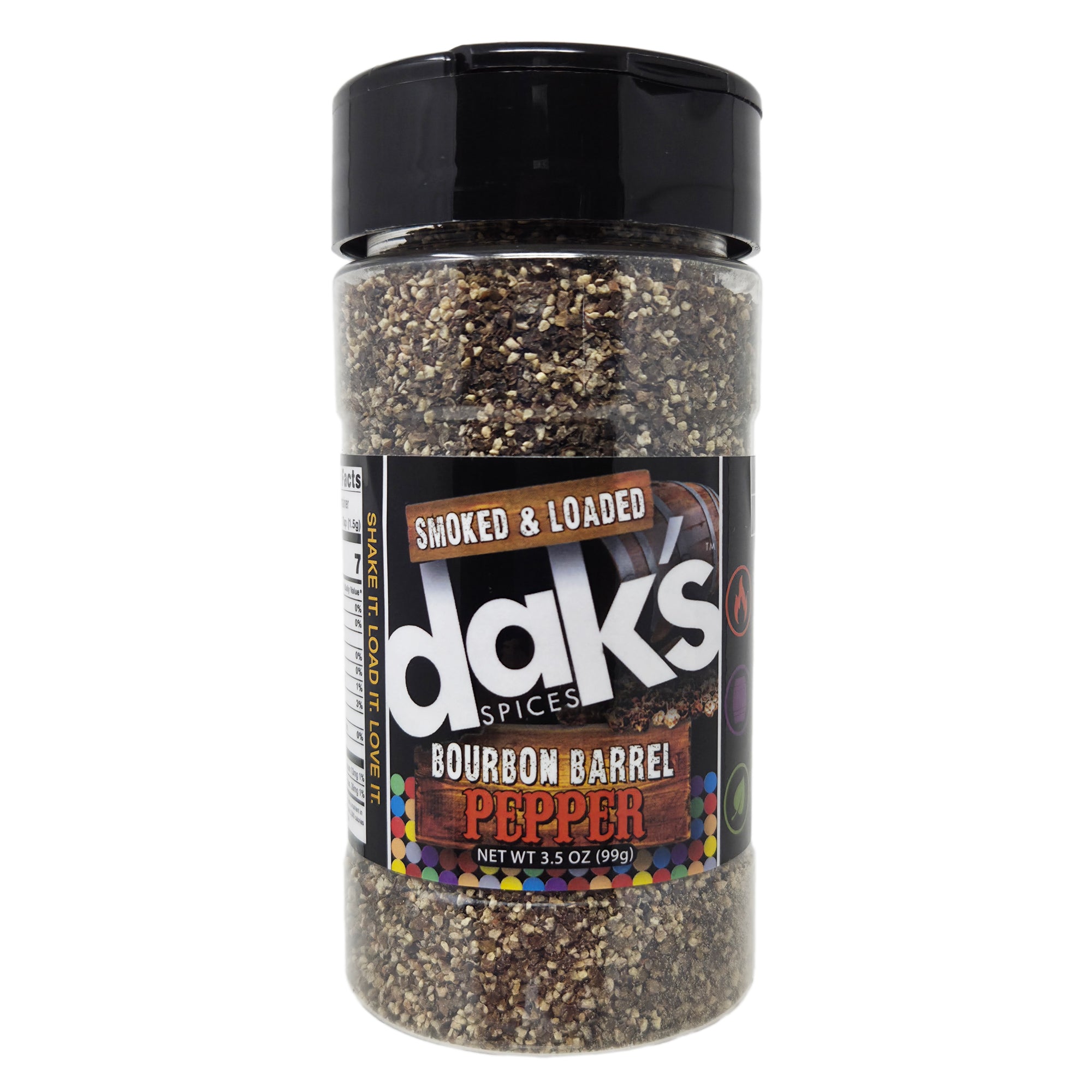Dak's Smoked and Loaded Bourbon Barrel Pepper - 3.5oz